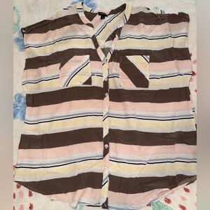 Torrid Multicolor Striped Shirt